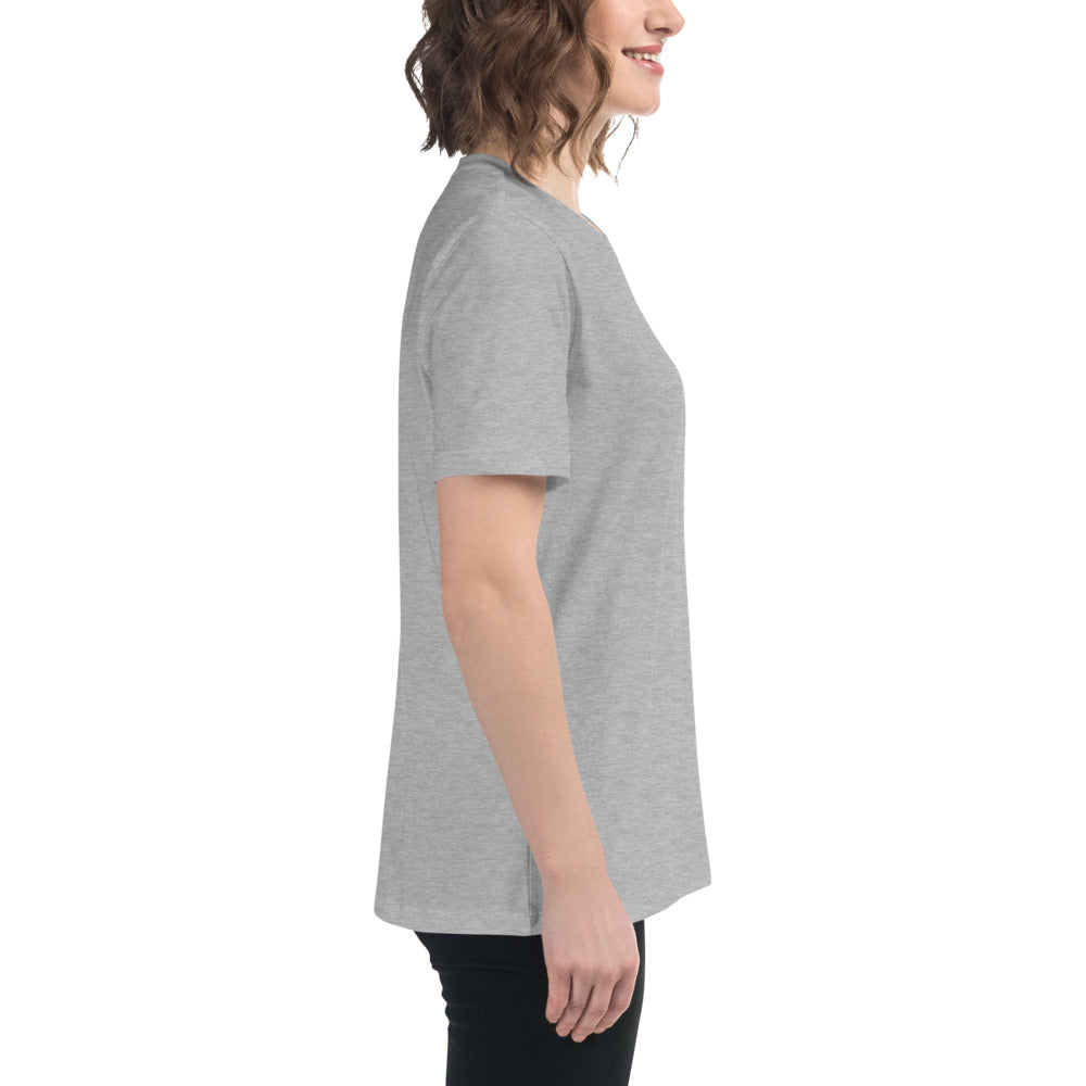 Women's Oversized Köln T-Shirt in Athletic Heather - Right Side View