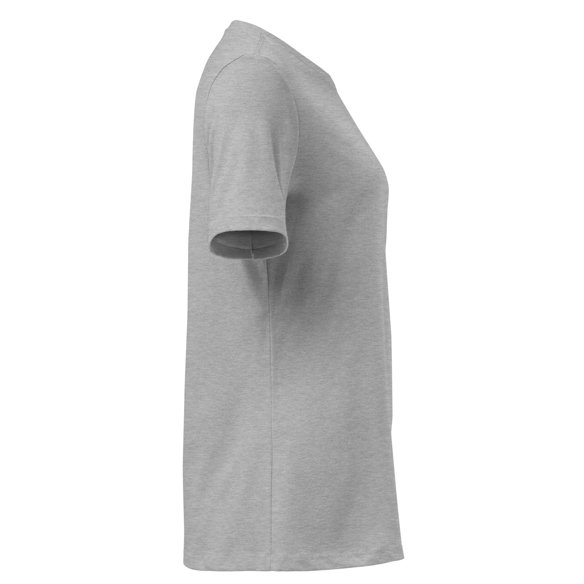 Women's Oversized Köln T-Shirt in Athletic Heather - Right Side View Soft