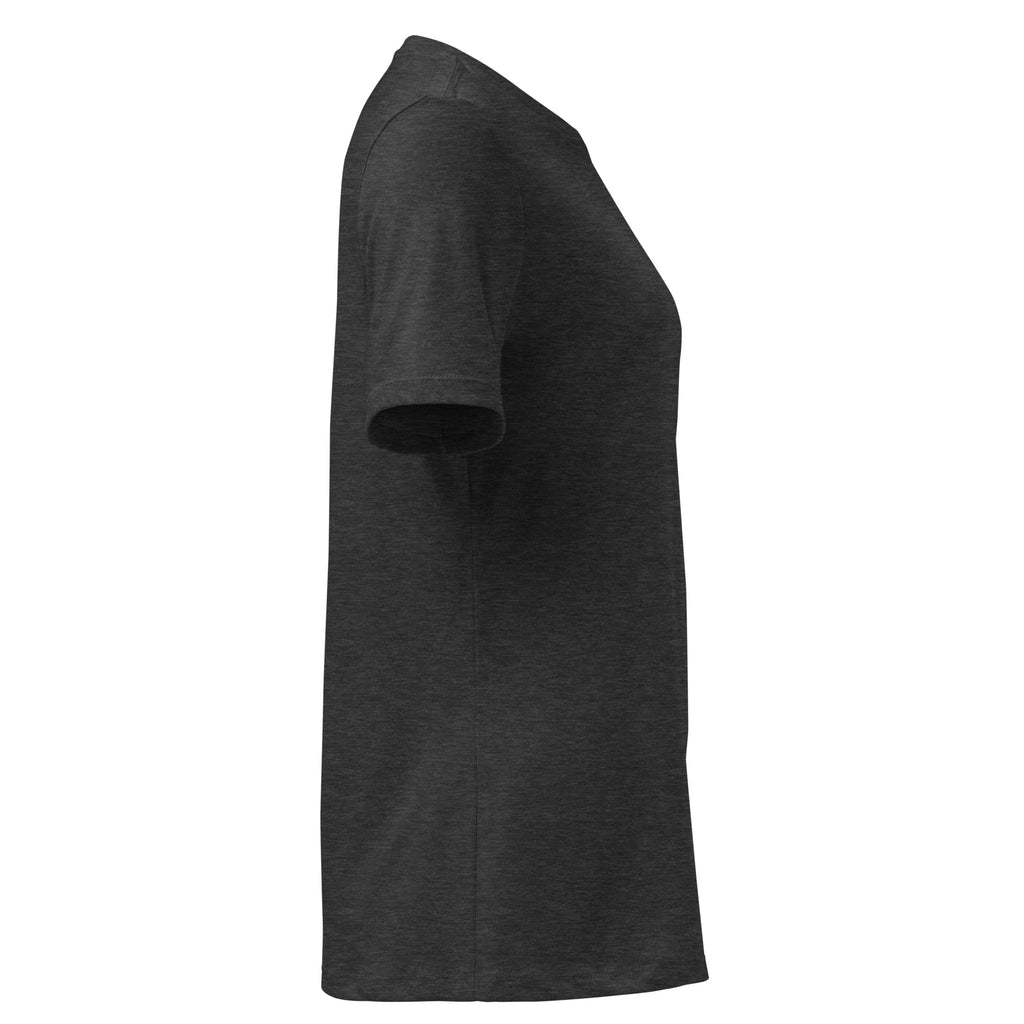 Women's Oversized Köln T-Shirt in Dark Grey Heather - Right Side View Oversized